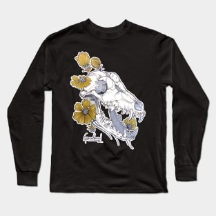 MorbidiTea - Greenthread with Coyote Skull Long Sleeve T-Shirt